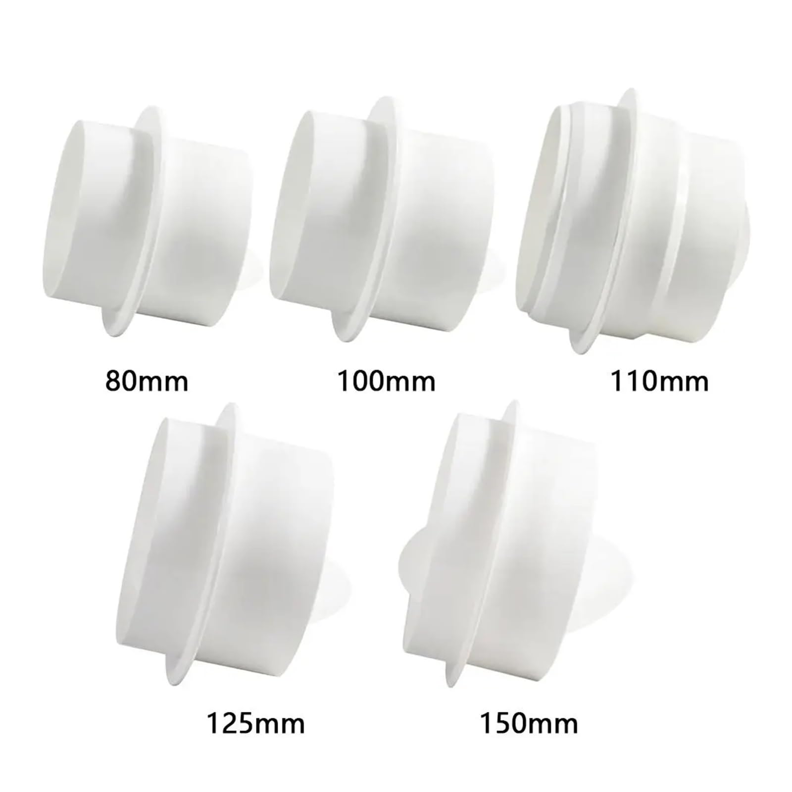 1 PCS Dunstabzugshaube Überprüfen Ventil Rauch Dämpfer Rohr Draft Blocker Belüftung Überprüfen Ventil Rohr Überprüfen Ventil Luftkanal Überprüfen(125mm)