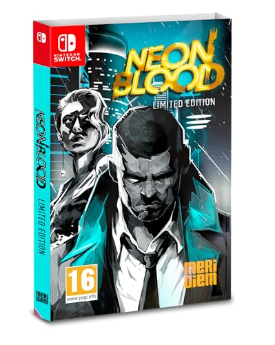 Neon Blood Limited Edition Switch jeu cyberpunk RPG