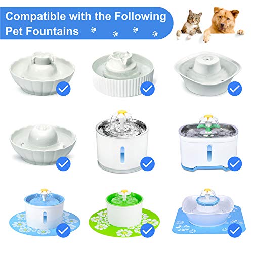 Bomba de repuesto para fuente de agua para gatos 2.5L USB miniatura 2