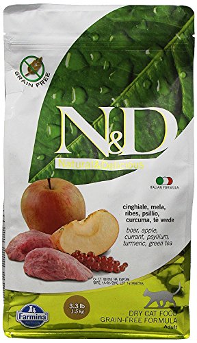 Produktbild von Farmina N&D Wildschwein & Apfel Adult Katzenfutter - 1,5 kg
