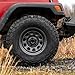 Rough Country Steel 16x8 | 6x5.5 | -12mm-RC51-6883G Gunmetal Gray Wheel with Painted (16 x 8. inches /6 x 5 inches, -12 mm Offset)