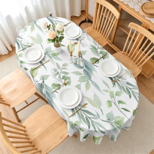 Nappe ovale eucalyptus imperméable pour en finir avec les taches - 3