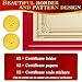Spakon 12 Set Graduation Diploma Cover Bulk Leather Certificate Kit for Certificate 8.5