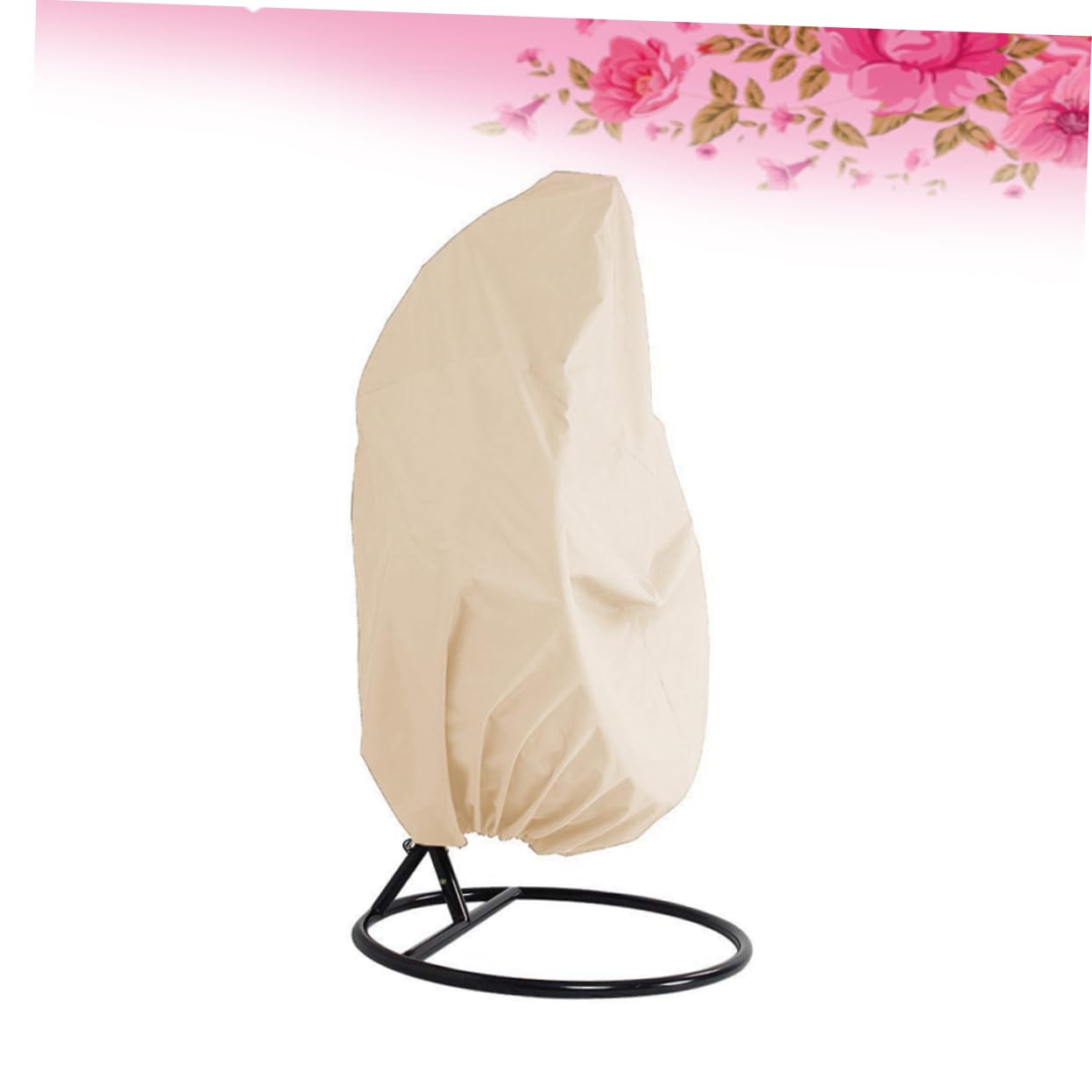 SUPVOX 1Pièce Housse de Chaise Suspendue pour Jardin Protection Extérieure Pluie UV Vent Beige