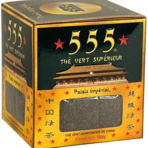 555 Thé Vert Supérieur Gunpowder de Chine, 500g
