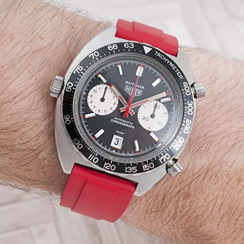 Image of StrapHabit Quick Release Rubber Watch Strap Band FKM 20mm 22mm 24mm
