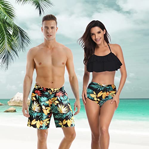 Matching Family Swimsuits Ruffle Bathing Suits Mommy and Me Swimwear Two Pieces Bikini Set3