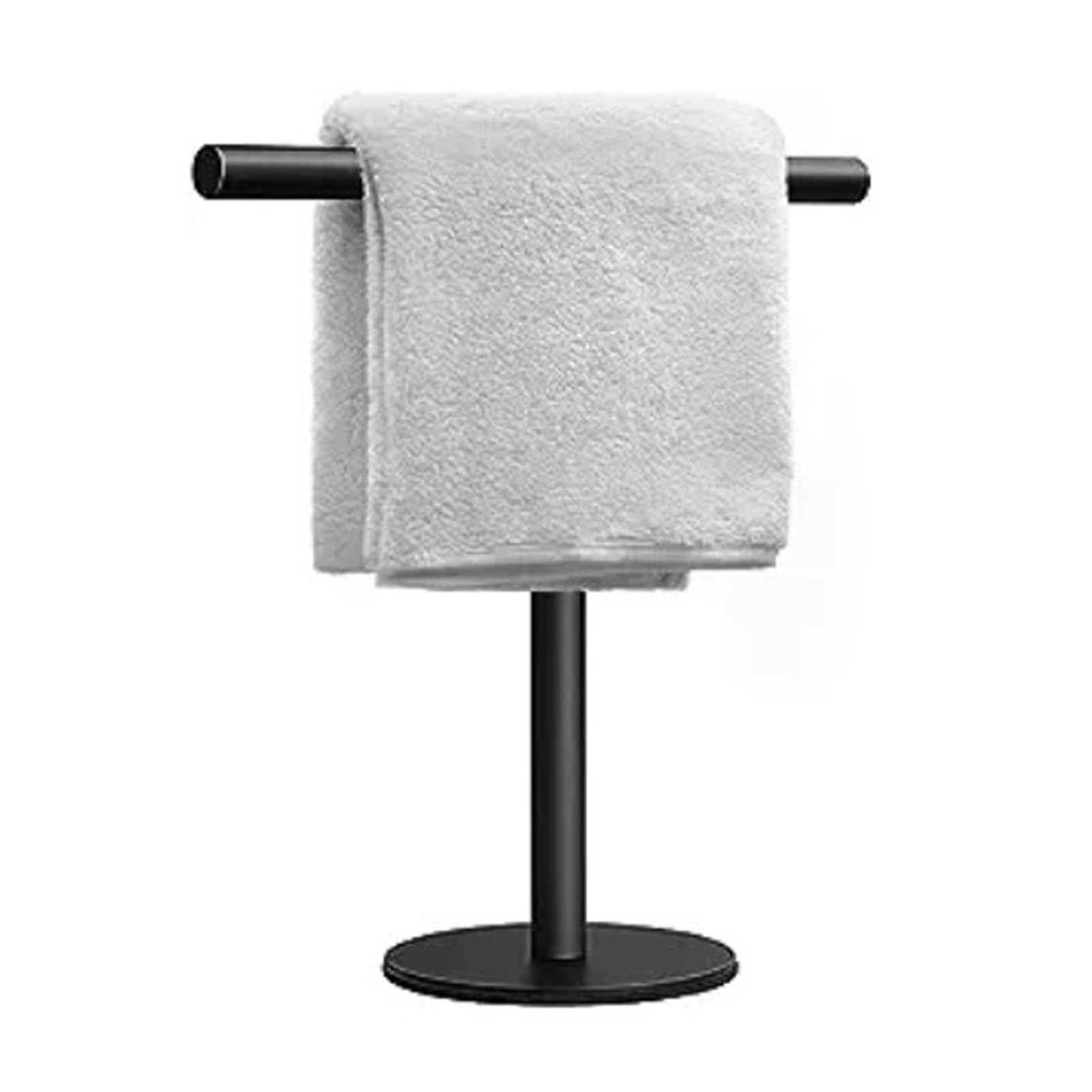 Toallero de Mano, Soporte para Toallas de Encimera, Soporte para Toallas de Mano en Forma de T para Baño, Toallero de Pie, Toallero de Mano para Cocina Que Ahorra Espacio