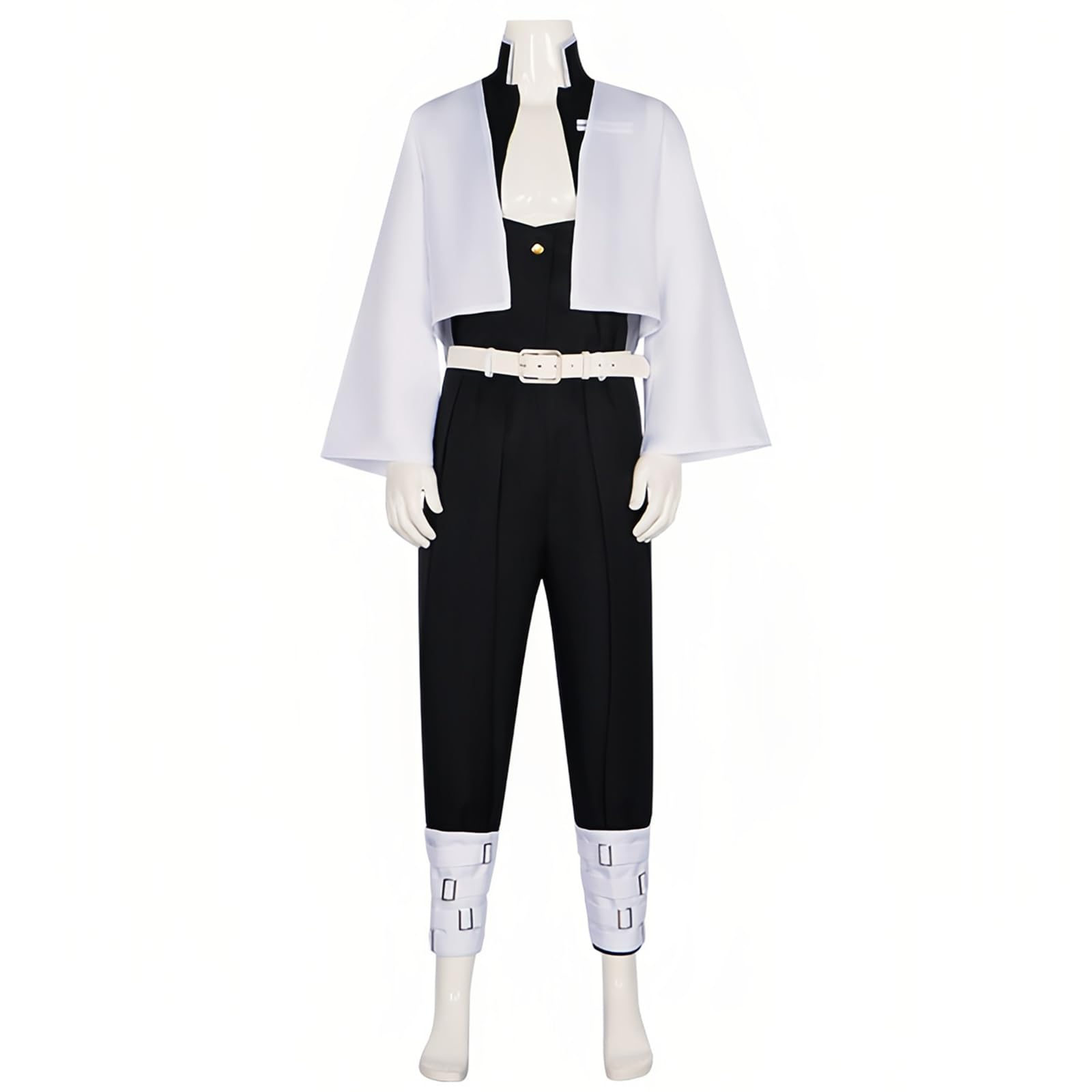 CR ROLECOS Sanemi Cosplay Costume Anime Sanemi Shinazugawa Cosplay Kimono Outfit Uniform Suit Halloween XS — image 1
