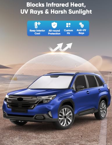 Image of EcoNour Windshield Sun Shade Fit for Subaru Forester 2025 2026