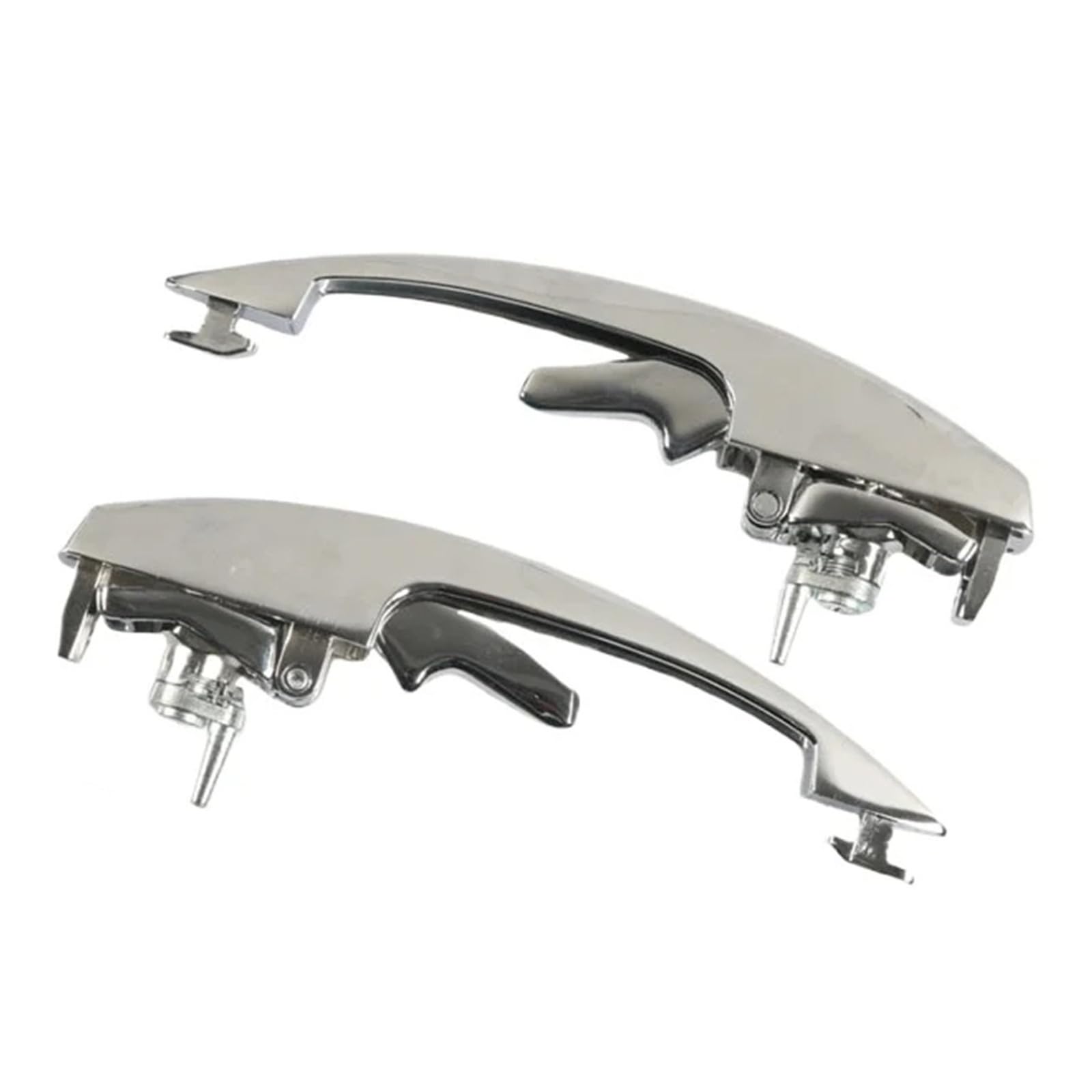 Ytjlf One Color Vehicle Outside Door Handle For Vw For Beetle For Vocho 1973-2004 2Pc Silvery Left Right Exterior Door Handles With 2 Keys 111837205J 1Bm827503 1Bm837205