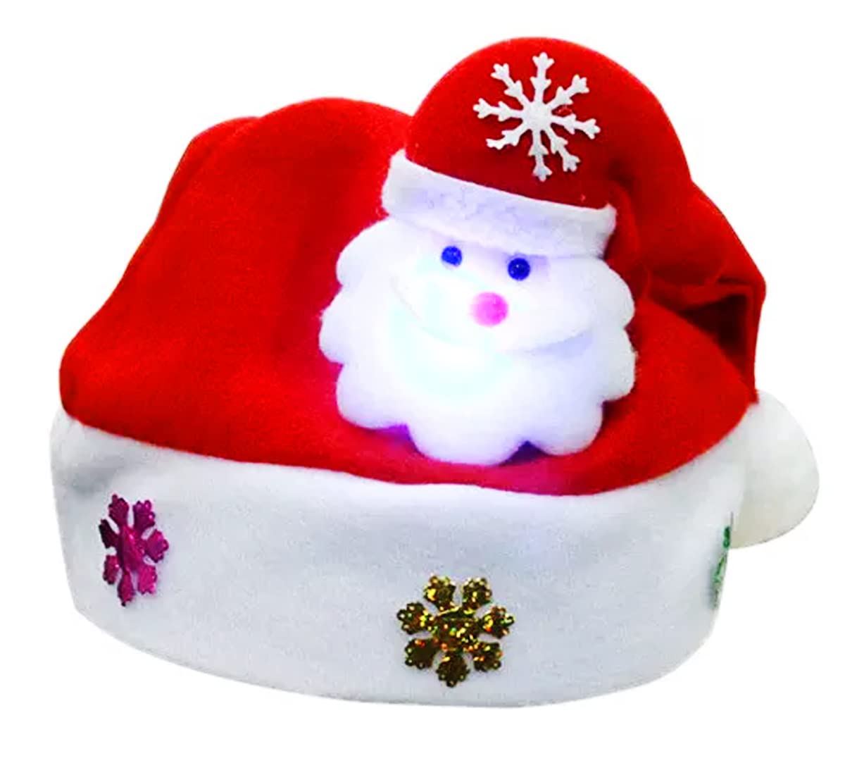 A to Z Christmas Santa Hat with Light