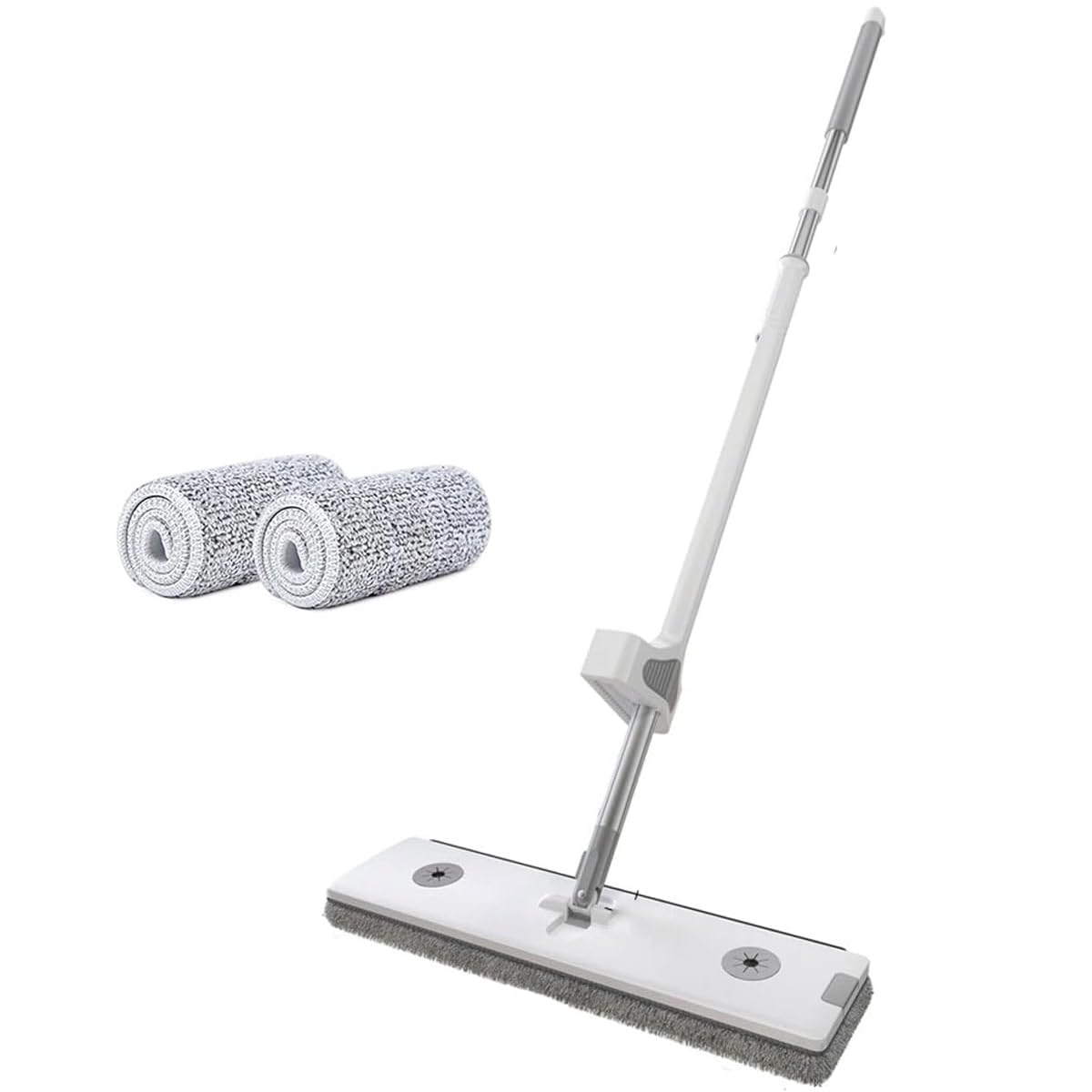 PRIME PICK Hand Free Mop for Floor Cleaning, Hands Free Flat Floor Mop with 2 Washable Microfiber Pads, Self Wringing Floor Cleaning Mop, Dry & Wet Dust Mop for Hardwood, Laminate, Tile Floor Cleaning (B0D11L34HX) Amazon Price History, Amazon Price Tracker