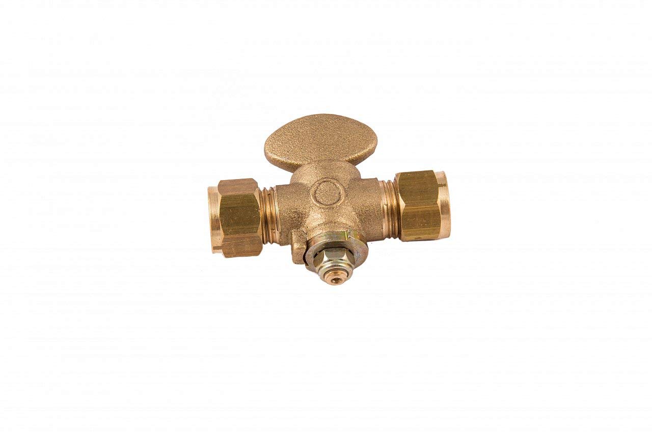 Comap Brass 57133 15Mm Compression Rigid Fan Gas Cock - Plumbing Fitting