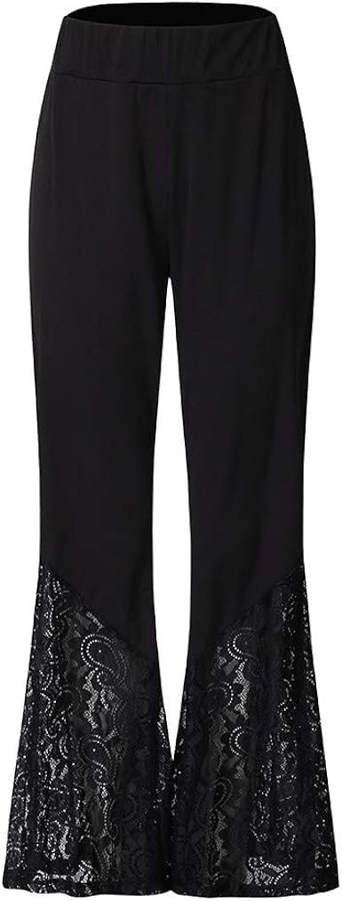 Stretchy bell bottom pants plus size Clearance