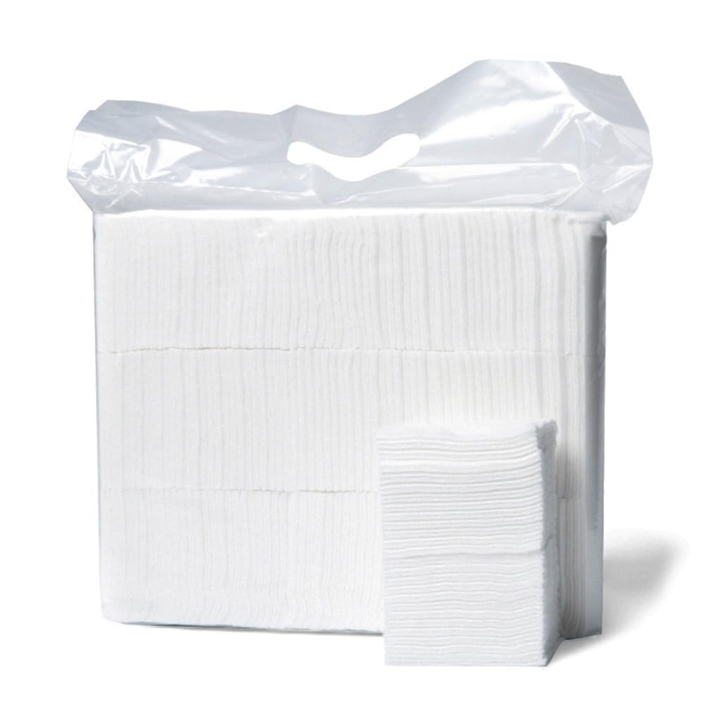 QUANTALY フェイシャル コットン 500枚入 化粧用コットン 7ｘ７ｃｍ ふきとり用 大判 大容量 エステティック用 メイク落とし ネイル落とし 厚め