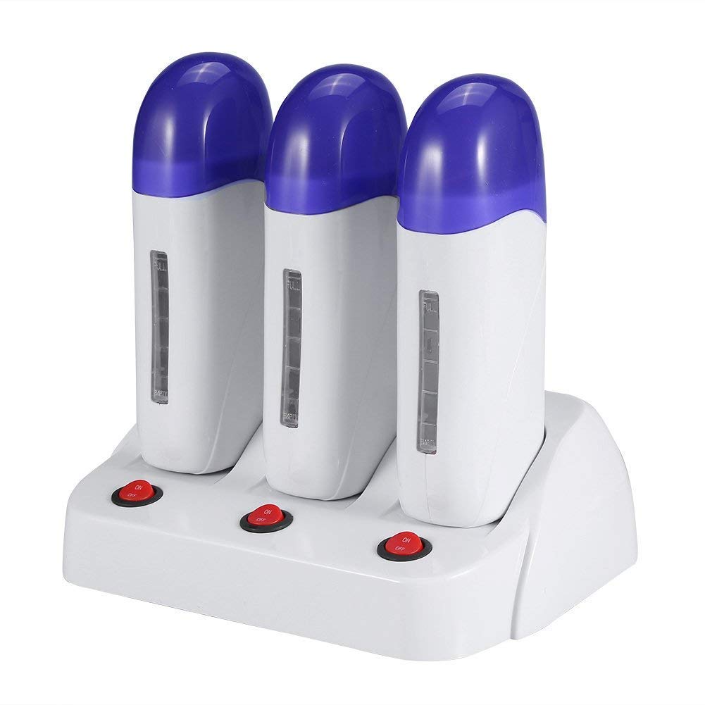 Chauffe-cire professionnel - Chauffe-cire électrique - Chauffe-cire pour cartouches de cire - Double cartouche - Appareil d'épilation