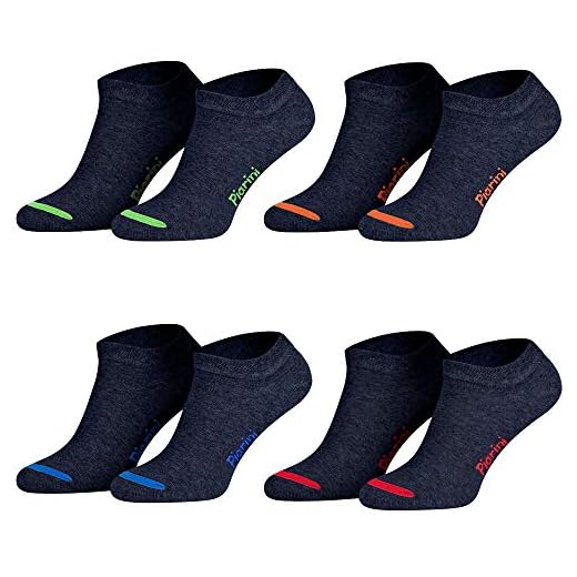 Rainbow Socks - Damen Herren Neon Sneaker Sport Stoppersocken - 1 Paar - Schwarz - Größen 44-46 5 Piarini 43-46 8 Paar Sneaker Socken Sportsocken Baumwolle - Ohne Naht - Kurze Unisex Damen Herren blau jeans neon 44 45