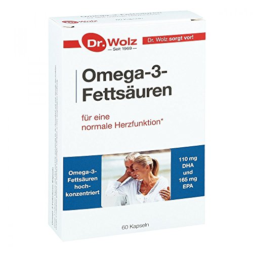 Dr. Wolz Omega-3-Fettsäuren Kapseln, 60 pzas Cápsulas