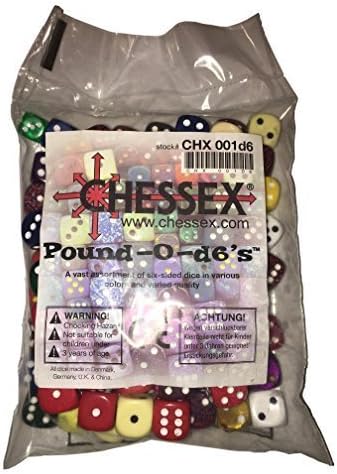 Chessex lb-o-D6 Dice (2-Pack)