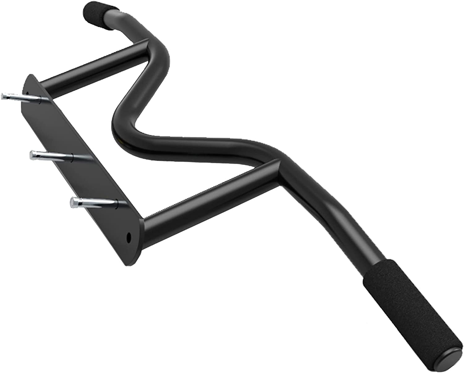 QUSYZD Strength Training Pull Up Bar Wall Mounted Pull Up Bar 100 cm,Steel Pull Up Station,Multi Grip Chin Up Bar,Multifunction Dip Bars,Pullup Bar Doorway,Strength Training Equipme,