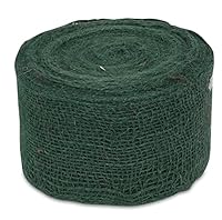 Windhager Jute-Wickelstreifen ÖKO, Jutegewebe, Juteband, Deko-Band, Bastelband aus Jute, grün, 10 cm x 25 m