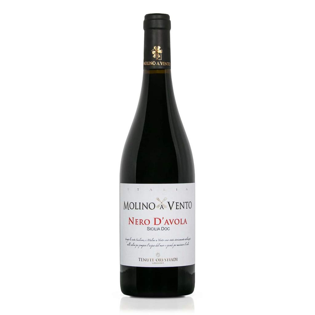 Confezione 6 Bottiglie | 3 Tipologie Di Vino Rosso Sicilia Igp: Syrah | Nero D'Avola | Nerello Mascalese - Cantina Tenute Orestiadi | Collezione Molino A Vento