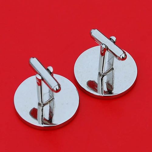 Miniatura 5 de US 1938 Indian Head Buffalo Nickel Coin Silver Plated Cufflinks NEW