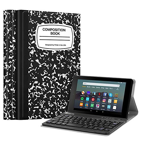 Fintie Slim Keyboard Case for All-New Amazon Fire 7 (9th Generation, 2019 Release)