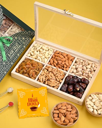 Hyperfoods® Bhai Dooj Gift For Brother Bhai Dooj Gift Set For Brother Gift For Bhai Dooj Dry Fruits Combo Dry Fruits Box For Gift Dry Fruits Pack Of 6 (B0D73DQ17J) Amazon Price History, Amazon Price Tracker