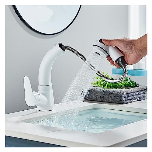 Robinet de cuisine extensible résolvant les problèmes d'espace du lavabo - 3