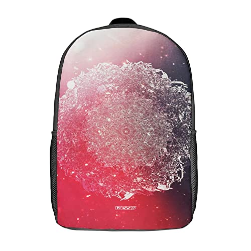 Sac d'école étudiant unisexe 17 pouces grand format imprimé 3D