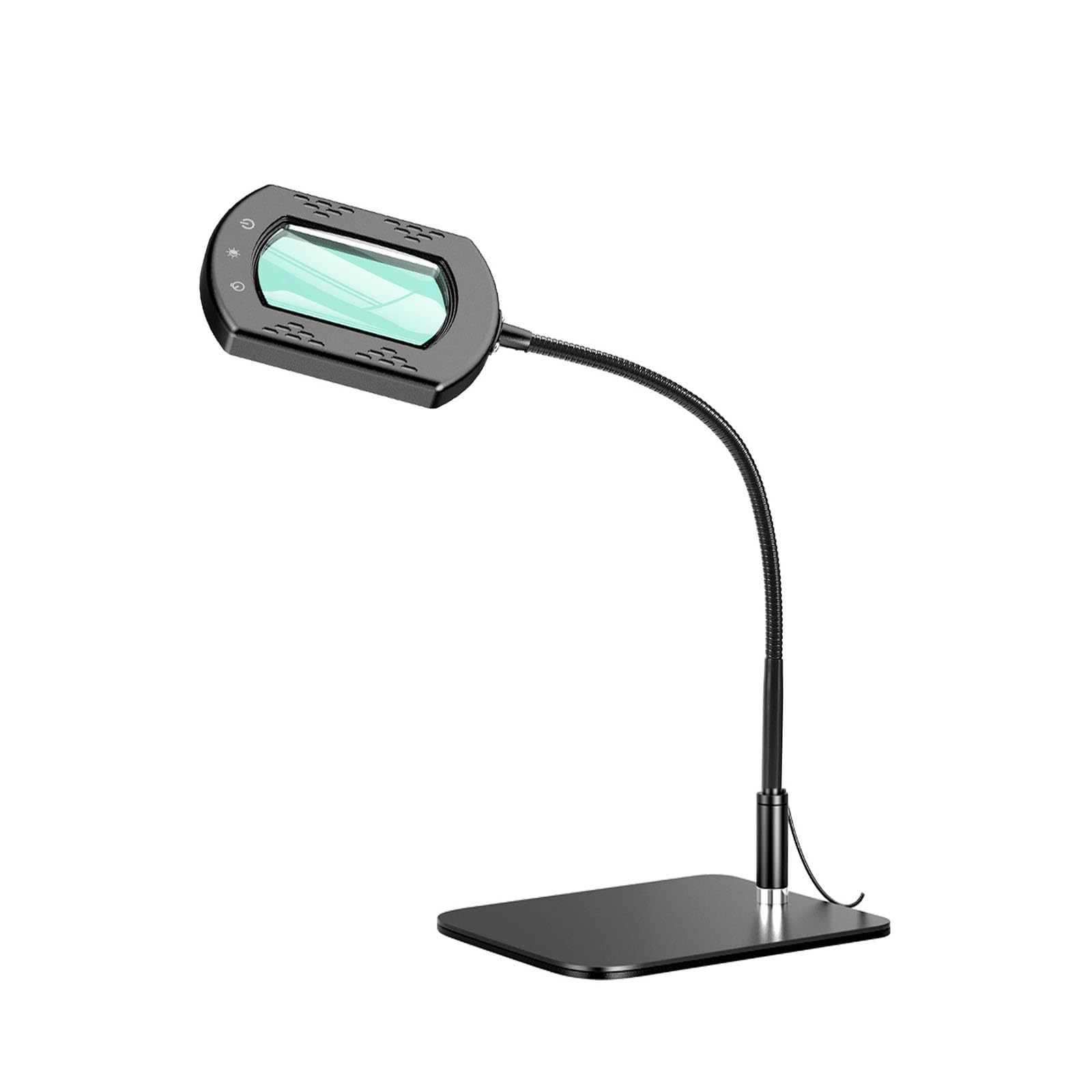Rgybao Strengthened Visual Square Led Touch Enlarger With Touch Sensitive Lighting And Modifiable Positioning For Better Observation Knowledge Transportable Magazine