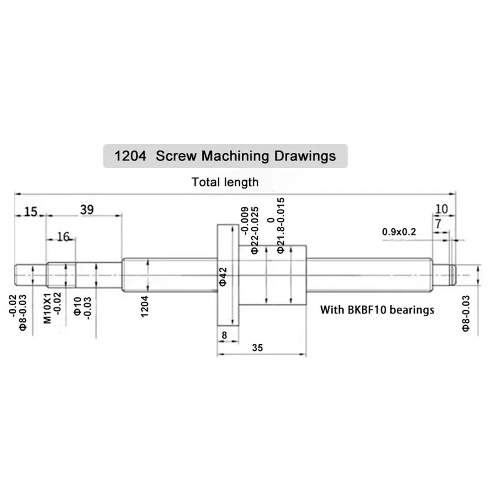 Metal Ball Screw nut end Processing 15mm Linear Rails 2pcs HGR15 Square Guide+4pcs HGH15CA Carriages Slides +1pcs SFU1204 Ball Screw Kit(700mm)