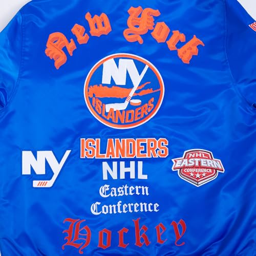 Image of Pro Standard Mens NHL Old English Satin Jacket