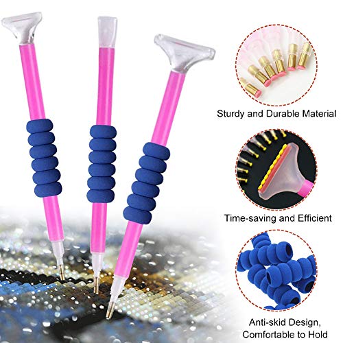 Kit de inicio inifus de pintura de diamantes 5D con herramientas para evitar el desorden 2