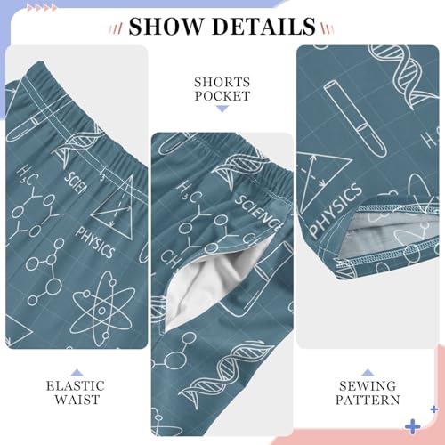 Science Elements Chemical Formulas Boys Pants for Kids Jogger Pants with Pockets S-XL4
