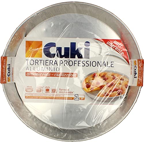 Tortiera In Alluminio Bassa Pizza Cm 34 Argento Pentalux | Leroy Merlin