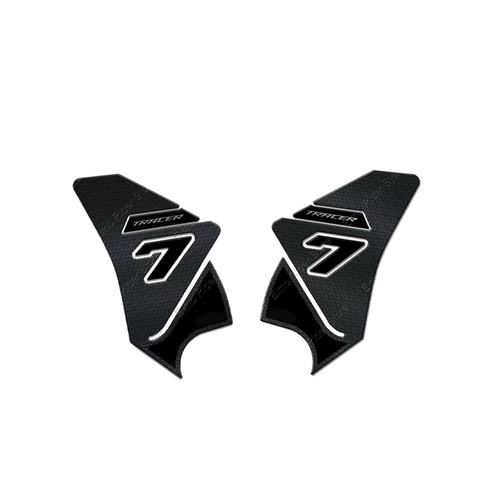 for YAM&AHA for Tracer 7 2024 Resin Motorcycle Protective Sticker Accessories Tank Pad Stickers Motorbike Tank Grips Tank Traction Fuel Decal Tank