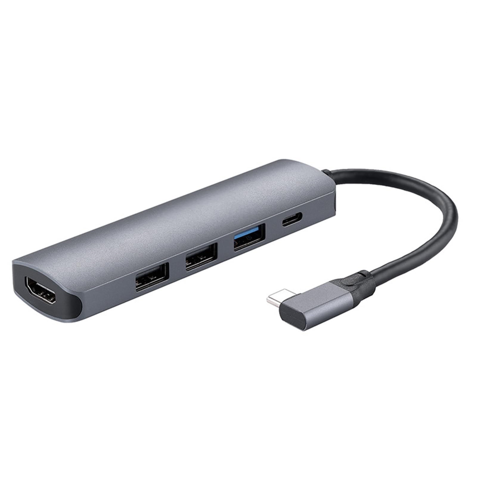 Hub USB C Dock Station Tipo Alluminio 5 in 1 per hub Splitter Porta Ricarica/USB 3.0 / PD per Portatili Dock Station Tipo Computer