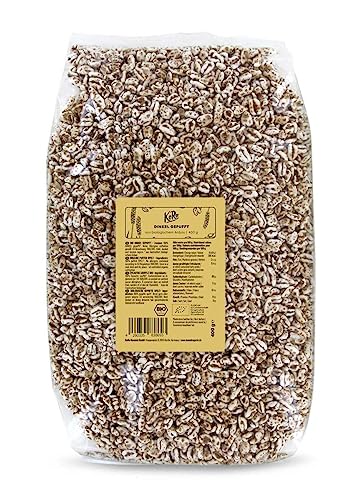 KoRo - Épeautre soufflé bio 400 g - Muesli non sucré dans un emballage économique, issue de l'agriculture biologique à 100%