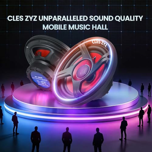 6.5‑Inch Car Coaxial Speakers, 800W Max Power, 200W RMS, 4 Ohm, 90dB Sensitivity, 6.5 Speakers with Glass Fiber Cone for Delivering Hi‑Fi Sound, Ideal Audio Upgrade for New & Used Cars (Pair) - Image 4
