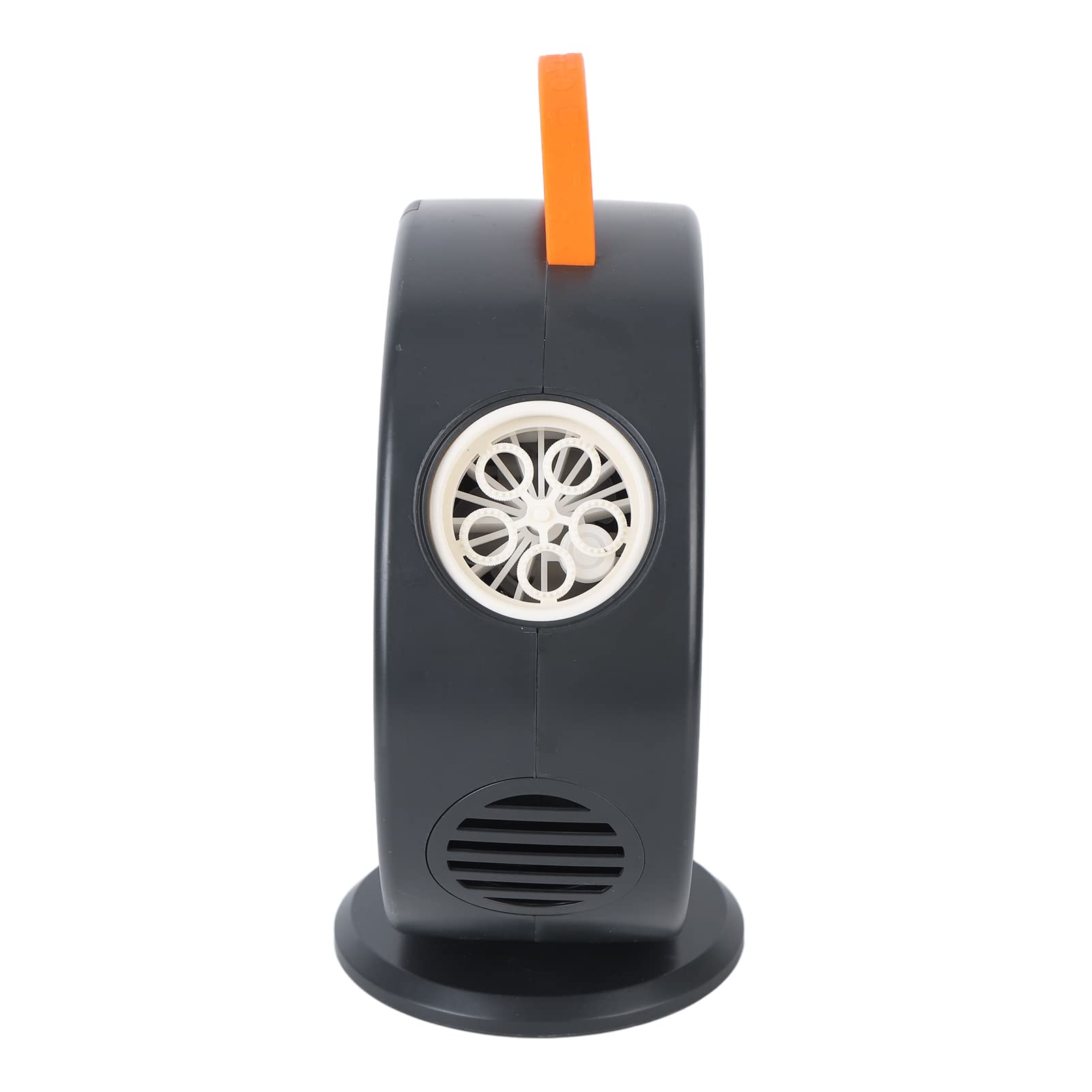 Topiky Automatische Seifenblasenmaschine, 360-Grad-Rotationsblasengebläse, für und Kleinkinder, Wiederaufladbar über USB, Spielzeug für Geburtstagsfeiern Im Freien (Black)