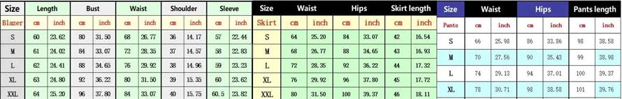 Women Slim 2 Piece Sets Office Skirt Suits Long Sleeve Slim Blazers Vintage Mini Skirt4