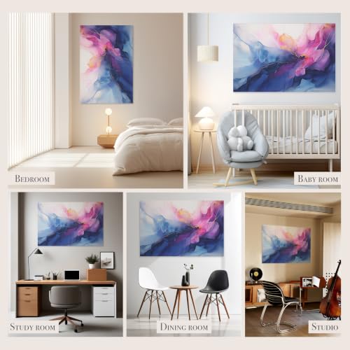 Image of Soon Global 8-Pack Acoustic Panels, Soundproof Wall Panels, 48 X 32 Inches Sound Absorbing Panels, Decorative Acoustical Wall Panels, Acoustic Treatment for Recording Studio, Opulence