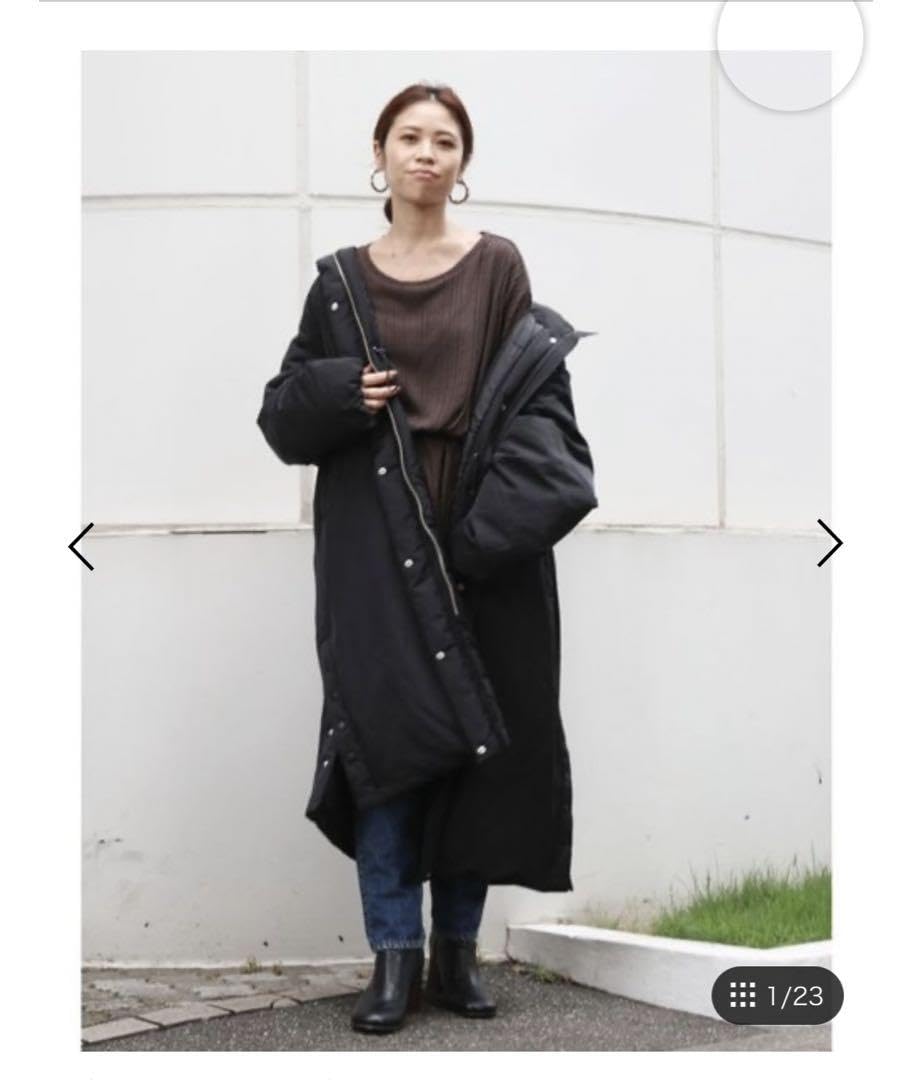 アングリッド　スリットボリュームロングダウン Amazon.co.jp: アングリッド スリットボリュームロングダウン