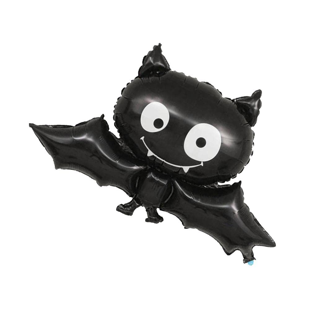 CALANDIS Halloween Cute Large Black Bat Aluminum Foil Balloon Party Decor 88 X 45Cm