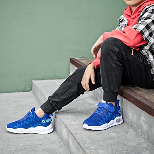 Image of Hetios Kids Shoes Girls Lightweight Athletic Running Shoes Breathable Knit School Sports Shoes (Toddler /Little Kid /Big Kid)