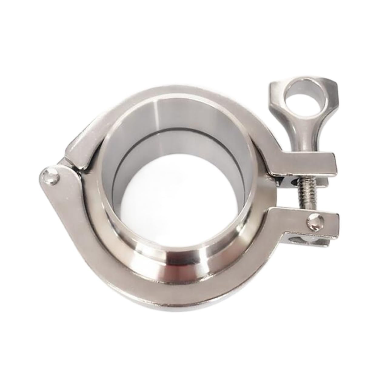 GRFIT 19mm-102mm sanitarny zestaw okuć triclamp, 1 zacisk 2 tuleja 1 silikonowa uszczelka, SS304 (Color : 32mm)