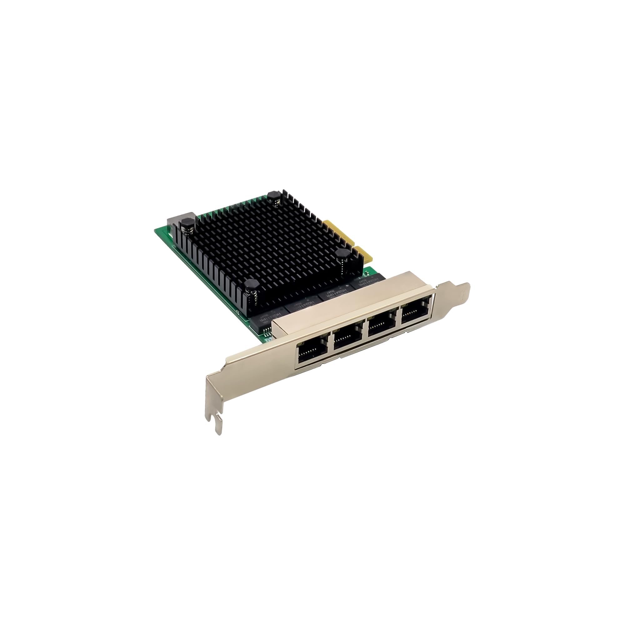InLine Scheda di rete a 4 porte, PCIe x4, 2,5 Gb/s LAN Card, per Windows & Linux, incl. Low Profile, 51127A